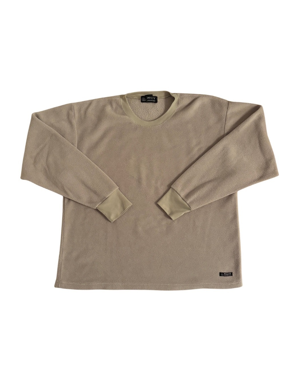 Misty Mountain Polar Fleece Beige Crewneck
